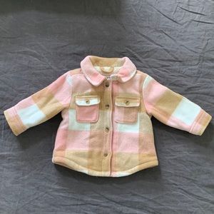 Old Navy Plaid Sherpa Shacket